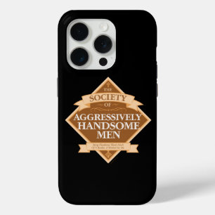 Samenstelling van Aggressive Handsome Mannen Hoesj iPhone 15 Pro Case