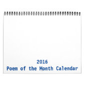 Samenstelling van de maandelijkse kalender (Hoes)