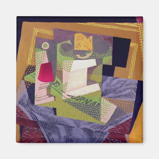 Samenstelling van een tabel, 1916 magneet (Voorkant)