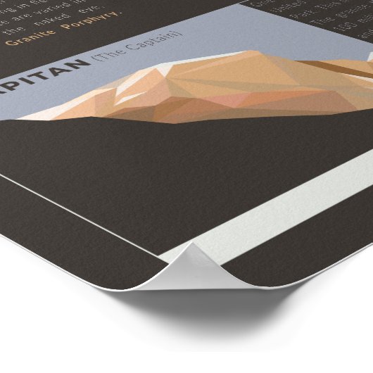 Samenstelling van Graniet Poster (Hoek)