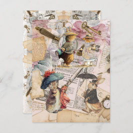 samenstelling van het meterkonijn briefkaart