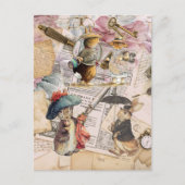 samenstelling van het meterkonijn briefkaart (Voorkant)