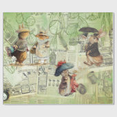 samenstelling van het meterkonijn cadeaupapier (Vlak)