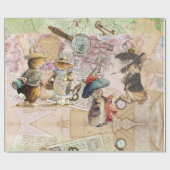 samenstelling van het meterkonijn cadeaupapier (Vlak)