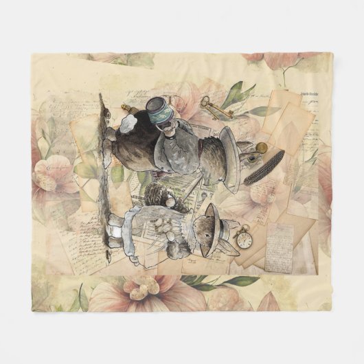 samenstelling van het meterkonijn fleece deken (Voorkant (Horizontaal))