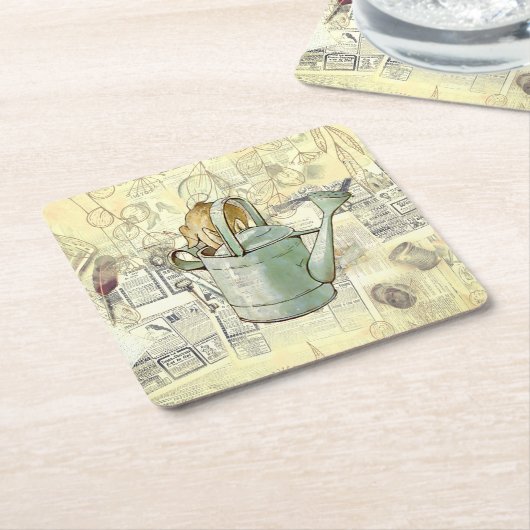 samenstelling van het meterkonijn kartonnen onderzetters (Schuin)