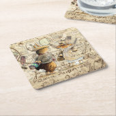 samenstelling van het meterkonijn kartonnen onderzetters (Schuin)