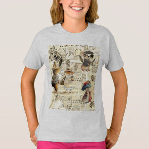 samenstelling van het meterkonijn t-shirt