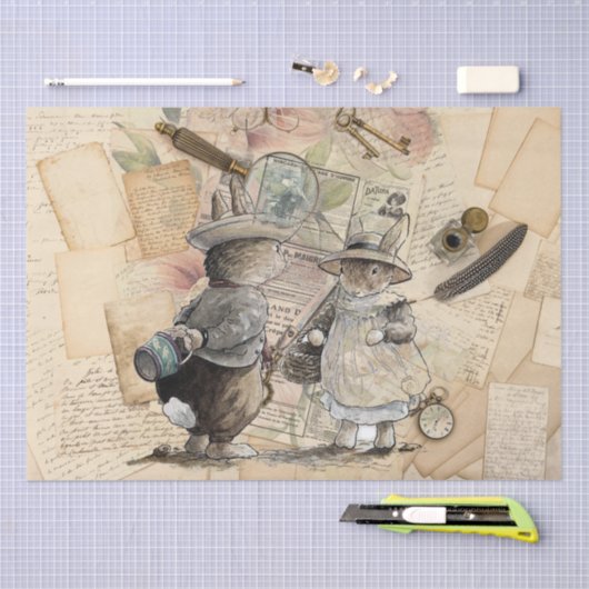 samenstelling van het meterkonijn tissuepapier (Craft)