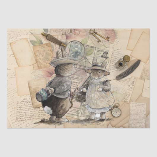 samenstelling van het meterkonijn tissuepapier (Voorkant)