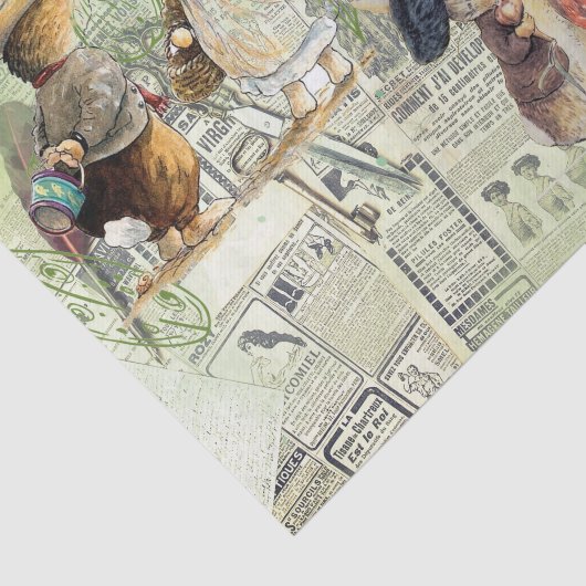 samenstelling van het meterkonijn tissuepapier (Detail)