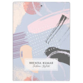 Samenstelling van kunstmatig gemaaide borstels klembord (Achterkant)