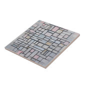 Samenstelling van Piet Mondriaan nr. IV 1914 Tegeltje (Zijkant)