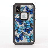 Samenstelling van witte en blauwe vlinders (Achterkant)