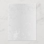 Samenstelling van witte en blauwe vlinders advieskaart (Achterkant)