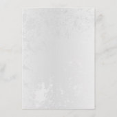 Samenstelling van witte en blauwe vlinders advieskaart (Achterkant)