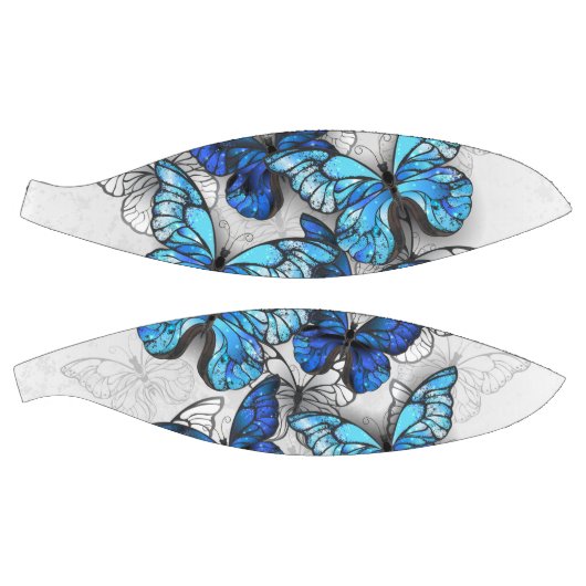 Samenstelling van witte en blauwe vlinders basketbal (Panelen)