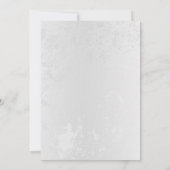 Samenstelling van witte en blauwe vlinders bedankkaart (Achterkant)