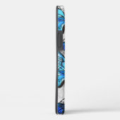 Samenstelling van witte en blauwe vlinders Case-Mate iPhone case (Achterkant / Rechts)