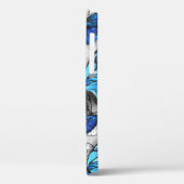 Samenstelling van witte en blauwe vlinders Case-Mate iPhone case (Achterkant / Links)