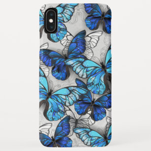 Samenstelling van witte en blauwe vlinders Case-Mate iPhone case