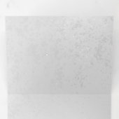 Samenstelling van witte en blauwe vlinders drieluik wenskaart (Binnenzijde eerst)