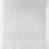 Samenstelling van witte en blauwe vlinders drieluik wenskaart (Binnenkant midden)