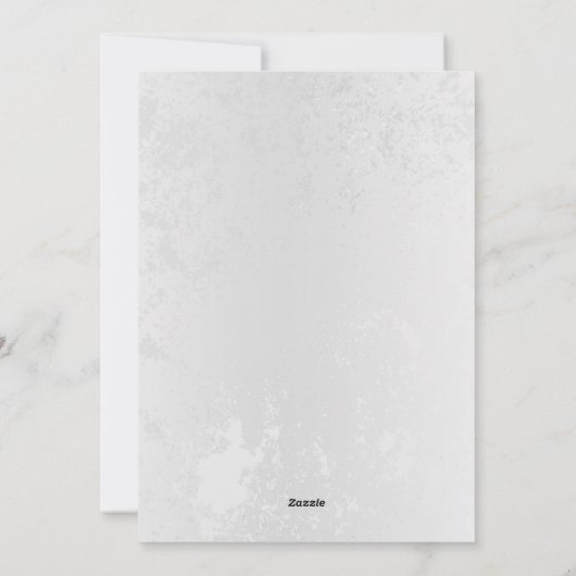 Samenstelling van witte en blauwe vlinders feestdagenkaart (Achterkant)