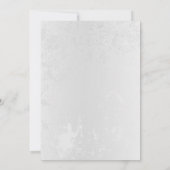 Samenstelling van witte en blauwe vlinders kaart (Achterkant)