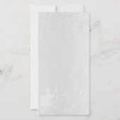 Samenstelling van witte en blauwe vlinders kaart (Achterkant)