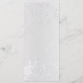 Samenstelling van witte en blauwe vlinders menu (Achterkant)