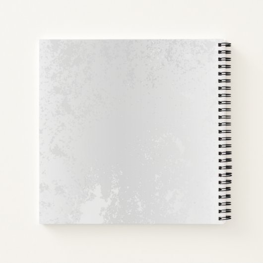 Samenstelling van witte en blauwe vlinders notitieboek (Achterkant)