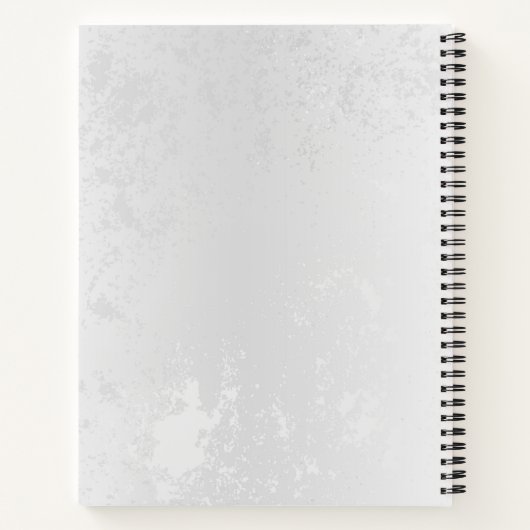 Samenstelling van witte en blauwe vlinders notitieboek (Achterkant)