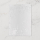 Samenstelling van witte en blauwe vlinders plaatskaartje (Achterkant)