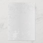 Samenstelling van witte en blauwe vlinders programmakaart (Achterkant)