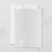 Samenstelling van witte en blauwe vlinders RSVP kaartje (Achterkant)