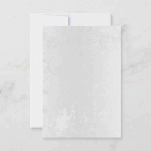 Samenstelling van witte en blauwe vlinders RSVP kaartje (Achterkant)