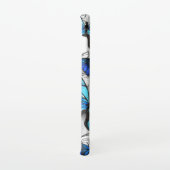 Samenstelling van witte en blauwe vlinders samsung galaxy hoesje (Rechterkant)