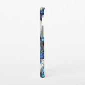 Samenstelling van witte en blauwe vlinders samsung galaxy hoesje (Linkerkant)