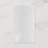 Samenstelling van witte en blauwe vlinders visitekaartje (Achterkant)