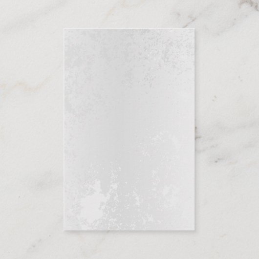 Samenstelling van witte en blauwe vlinders visitekaartje (Achterkant)