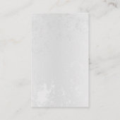 Samenstelling van witte en blauwe vlinders visitekaartje (Achterkant)