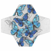 Samenstelling van witte en blauwe vlinders voetbal (Enkel)