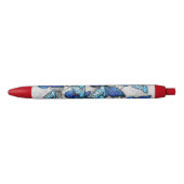 Samenstelling van witte en blauwe vlinders zwarte inkt pen (Voorkant)