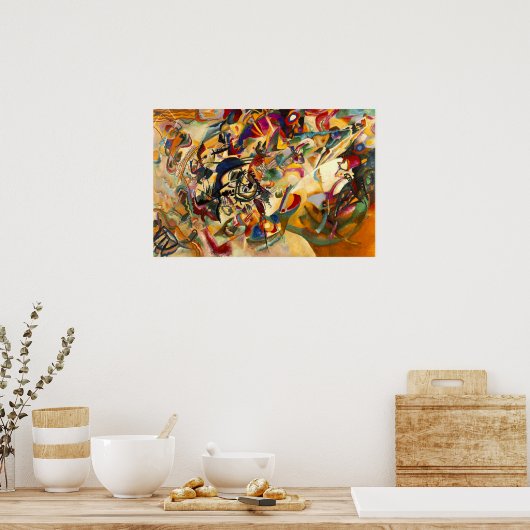 Samenstelling VII Poster (Keuken)