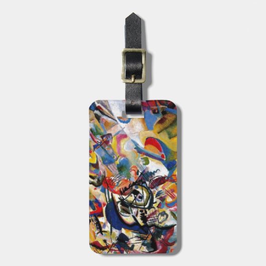 Samenstelling VII van Kandinsky Bagagelabel (Voorkant verticaal)