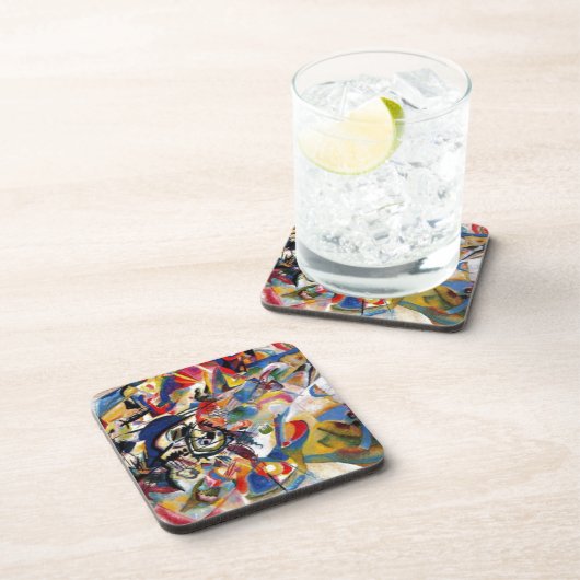 Samenstelling VII van Kandinsky Bier Onderzetter (Rechterzijde)