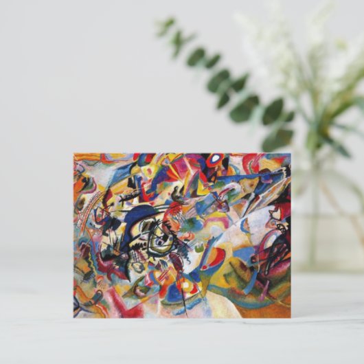 Samenstelling VII van Kandinsky Briefkaart (Staand voorkant)