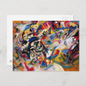 Samenstelling VII van Kandinsky Briefkaart (Voorkant / Achterkant)