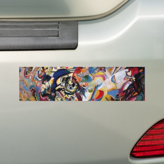 Samenstelling VII van Kandinsky Bumpersticker (Op auto)